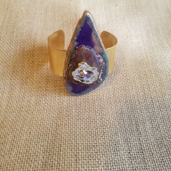 Geode statement cuff - Picture 3 of 4